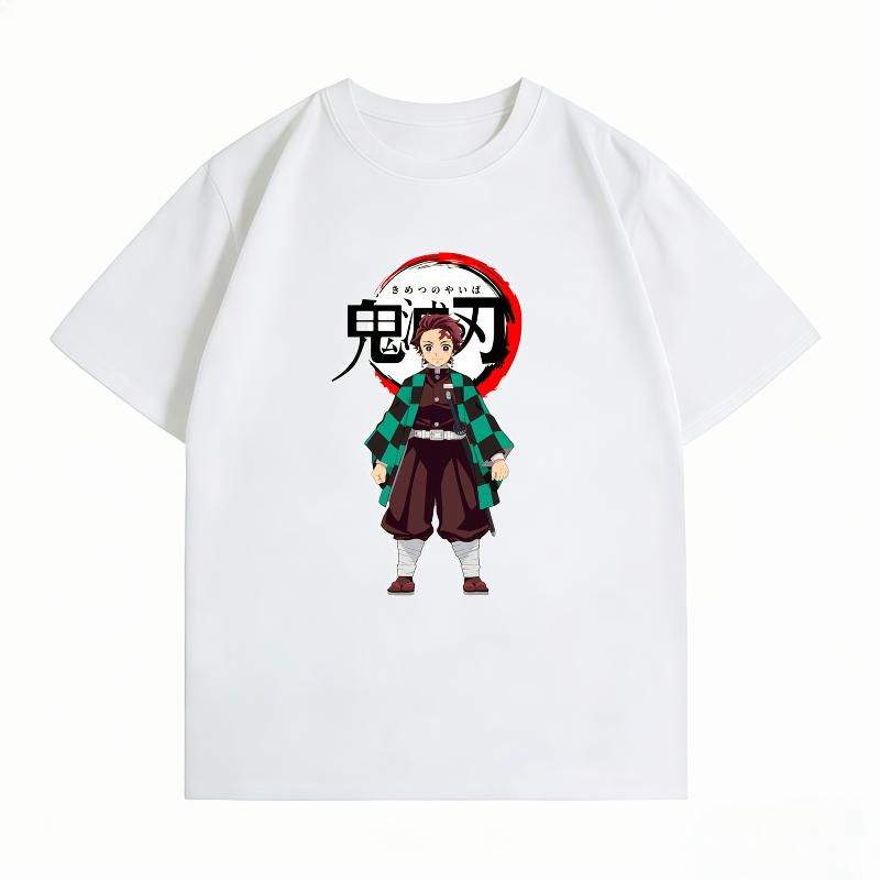 

Unisexs Clothing New 100 Cotton Summer TShirt Bandai Demon Slayer Unisexs TShirt Tanjiro Print Casual Unisexs TShirt S
