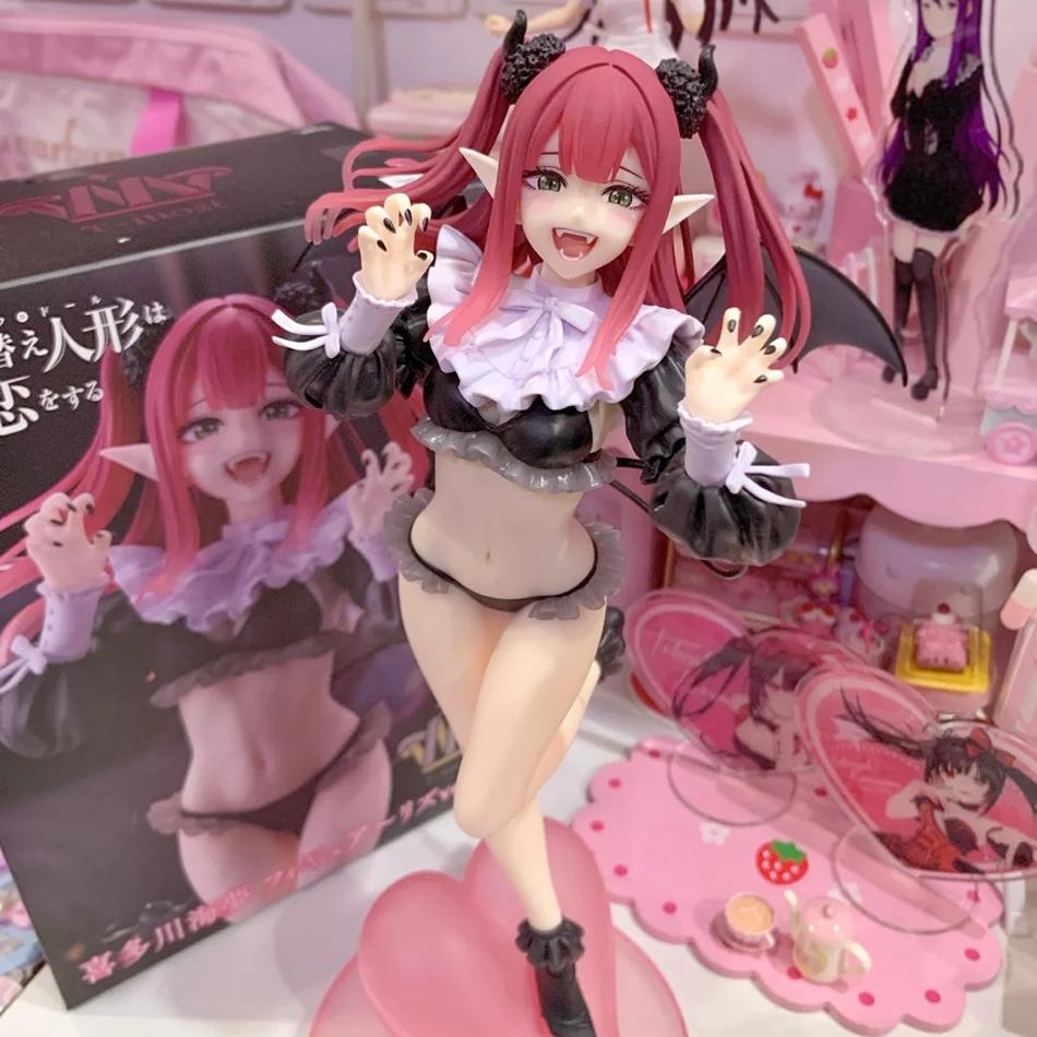 Original Anime Desktop Cute My Dress-Up Darling Kitagawa Marin Liz Ver PVC Standing Action Figure Model Gifts Collectible Toy