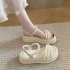Roman Style Women's Sandals Pearl Platform Casual Ladies Shoes Sales Luxury Summer Pvc 2025 Korea On Sale Trend Offers Footwear