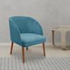 Velvet Arc-Shaped Elastic Dining Chair Cover