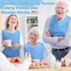 1pcs Anti-fouling Bib for Men and Women Adjustable Reusable The Elderly Apron for Eating When Sick Adult Specific Neck Care Bib