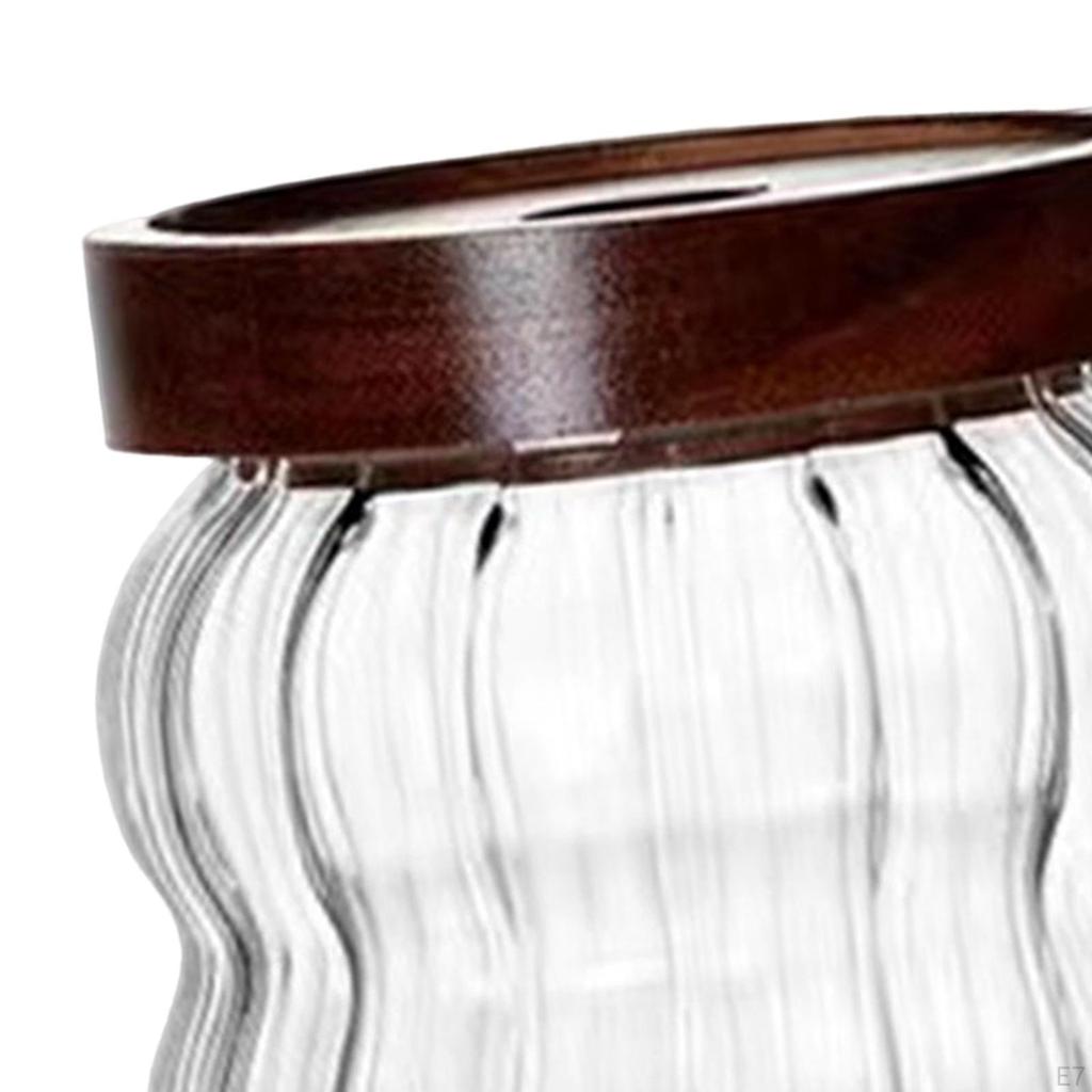 Elegant Glass Food Storage Container Set for Pantry Organization