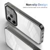 KEYSION Husă Transparentă pentru TECNO Pova 6 Pro 5G TPU Moale+PC Anti-alunecare HD Clar Rezistentă la Șocuri Husă Spate Telefon pentru Tecno Pova 6 Pro