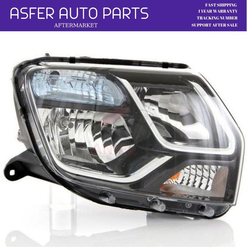 Headlight Right Left 2 Pcs. Set for Renault Dacia Duster 2014-2018 OEM 260605020R 260107307R