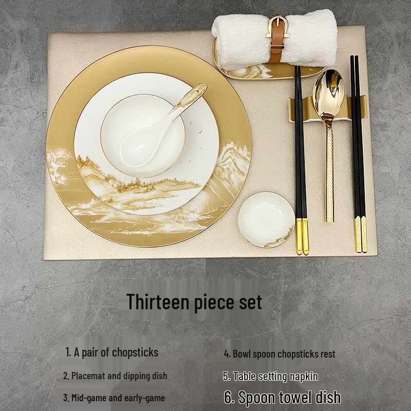 Chinese Bone China Dinnerware Set