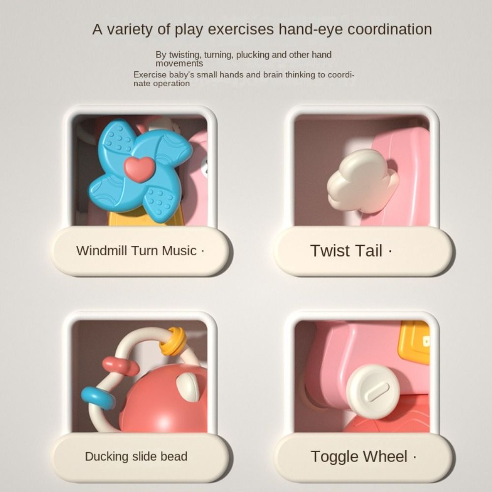 Fixed Carousel Suction Cup Toy Educational High Chair Carousel Toy Puzzle   Preschool