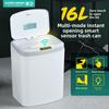 Cubo de basura inteligente con sensor automático para cocina baño y hogar