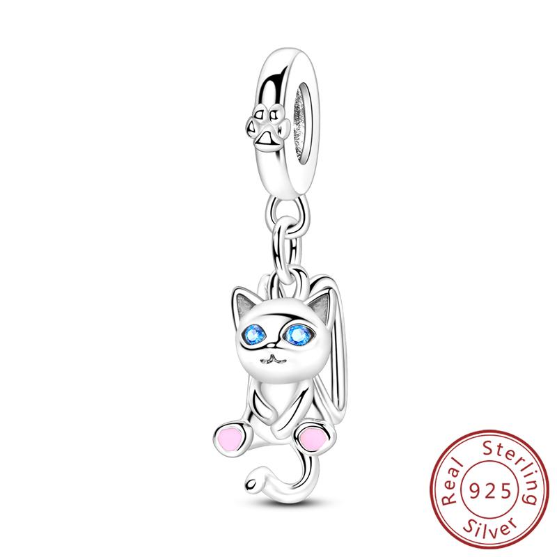 New Copper Charms Beads Star And Moon Paw Print Easter Egg Charms Fit Original Pendant Bracelet Diy Jewelry Gift