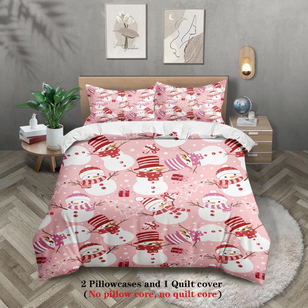 2026 Christmas Bedding Set Christmas Tree Duvet Cover Set Single Twin Queen King Size No Filling Christmas Gift For Home Decor