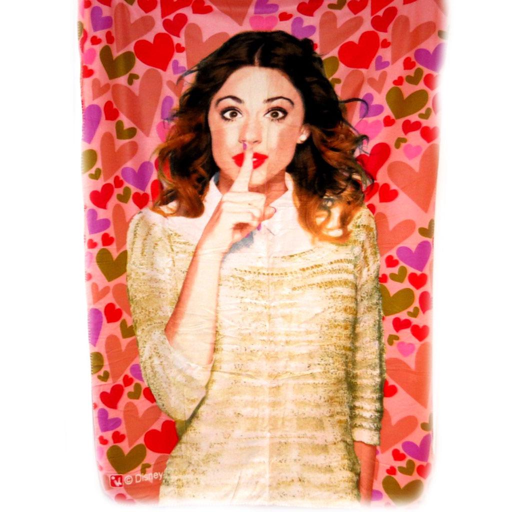 Violetta [L6185] - Fleece Throw 'Violetta' Orange Pink