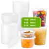 Plastik-Deli-Lebensmittelbehälter mit Deckel, 8oz 16oz 32oz Sortenpackung, Luftdichte Lebensmittelaufbewahrung, Suppenbehälter, Für Take-away-Lebensmittelaufbewahrung