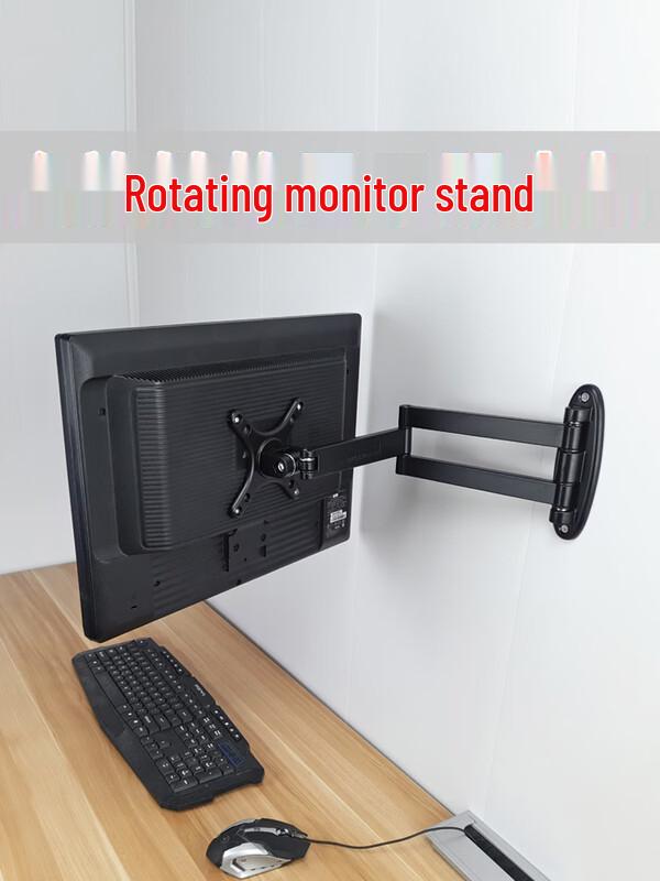 Adjustable LCD Monitor Desk Mount with Wireless Charging