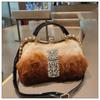 Leather Handbag Women's Bag New Autumn and Winter Fashion Versatile Temperament