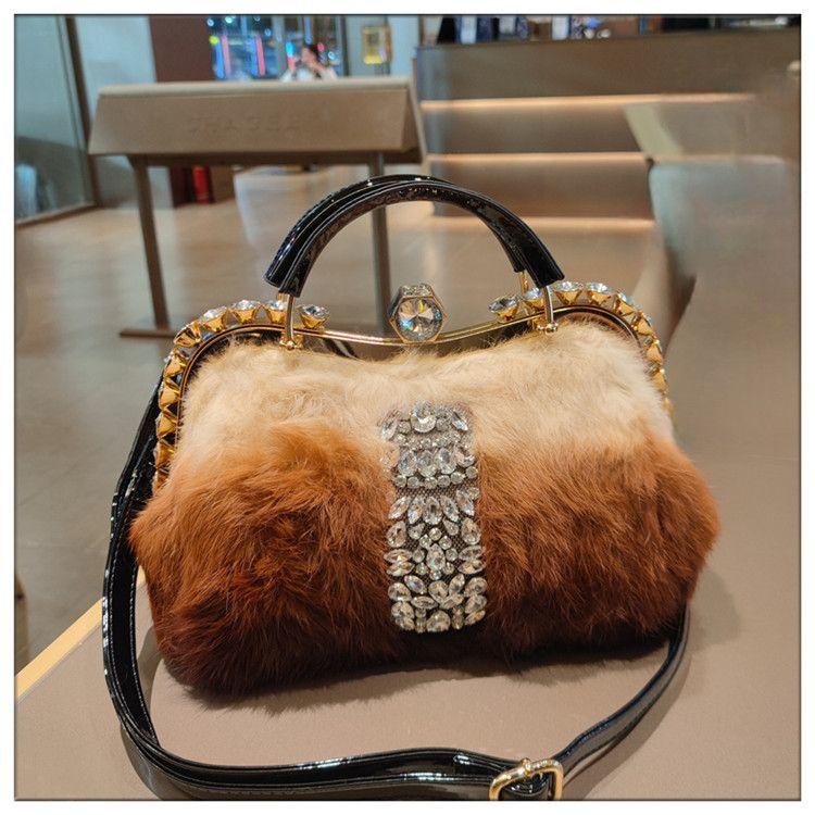 Leather Handbag Women's Bag New Autumn and Winter Fashion Versatile Temperament
