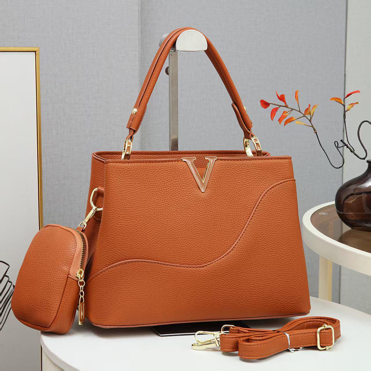 

Трендовая женская структурированная сумка 2025 - Модная одноплечевая, ручная, сумка через плечо земля желтый