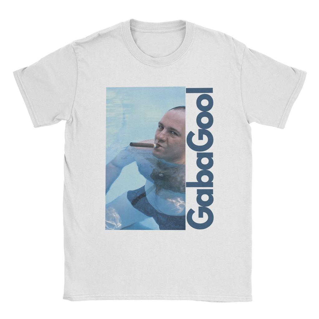 Summer Gabagool Tony Soprano Trendy Cool T Shirts Cotton Tee Shirt for Unisex Y2K Casual Pattern Short Sleeve Clothing