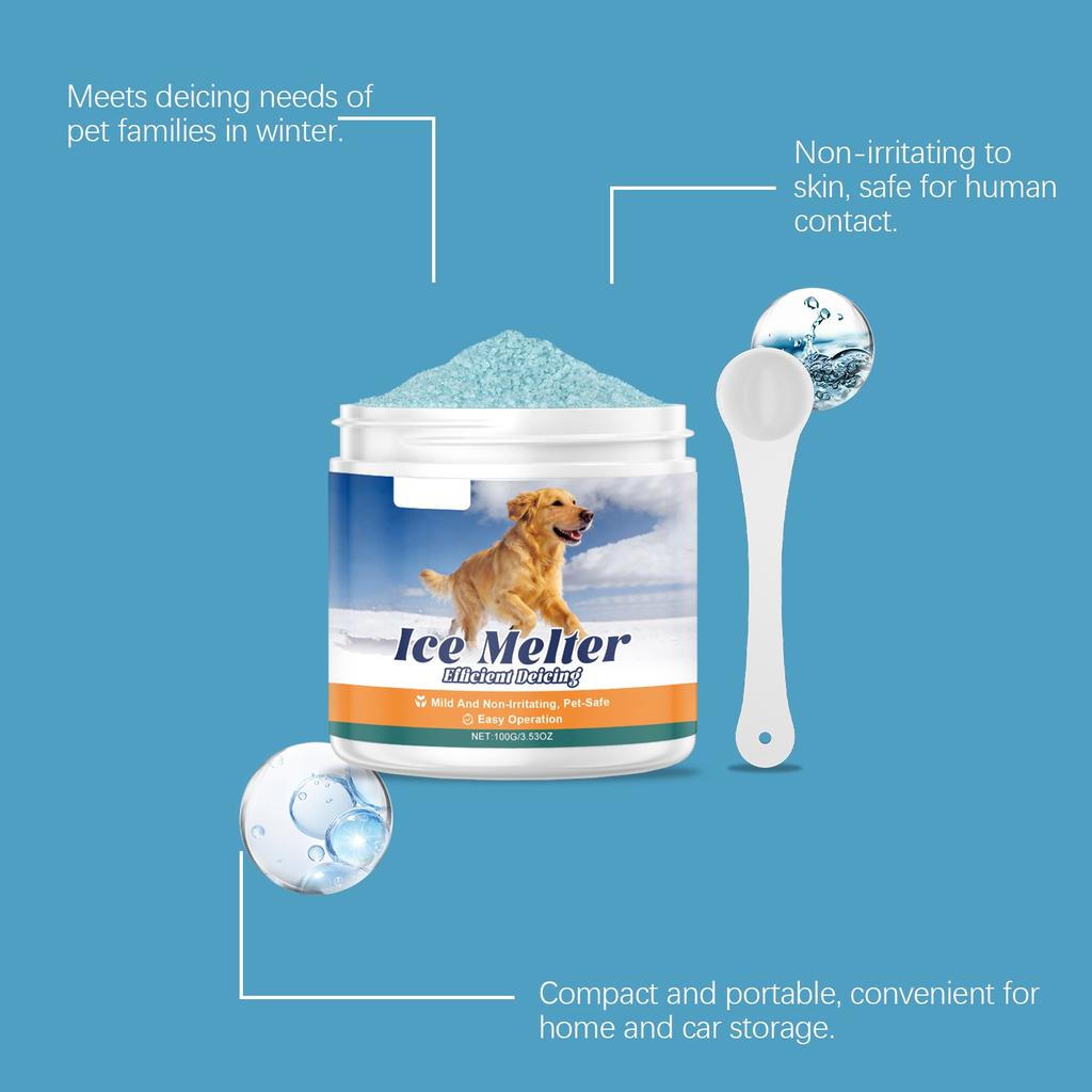 Pet Safety Ice Melting Agent Highly At Melting Snow Suitable For Multiple Scenarios Protects.