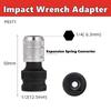 Quick Release 1/2-Inch Square Drive to 1/4-Inch Impact Hex Socket Adapter Converter Chuck Adaptor for Impact and Ratchet Wrench