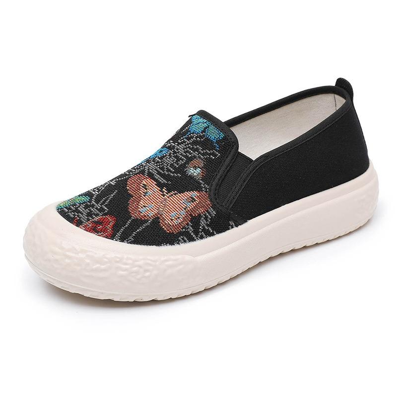 Spring and summer new women's little white shoes lazy shoes casual versatile breathable thick-soled fashion fisherman shoes