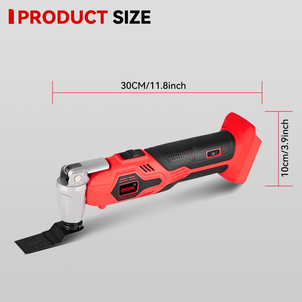 ONEVAN 20000OPM Unealtă Multifuncțională Electrică Oscilantă Tăietor Trimmer Fierăstrău Lopată Unealtă pentru Prelucrarea Lemnului Pentru Baterie Makita 18V Pin
