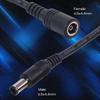 6,5x4,4mm DC-Stecker Stromkabel für Laptop-Adapter-Ladegerät-Leitung beidseitig DC6,5mmx4,4mm Verlängerungskabel