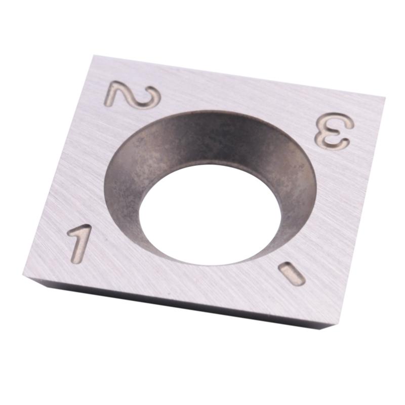 Trendig! 10 Stück Holzendrehen Hartmetall-Einsatzklingen Fräsen 30 Grad Drehbankmeißel Ersatzklinge 14x14x2mm
