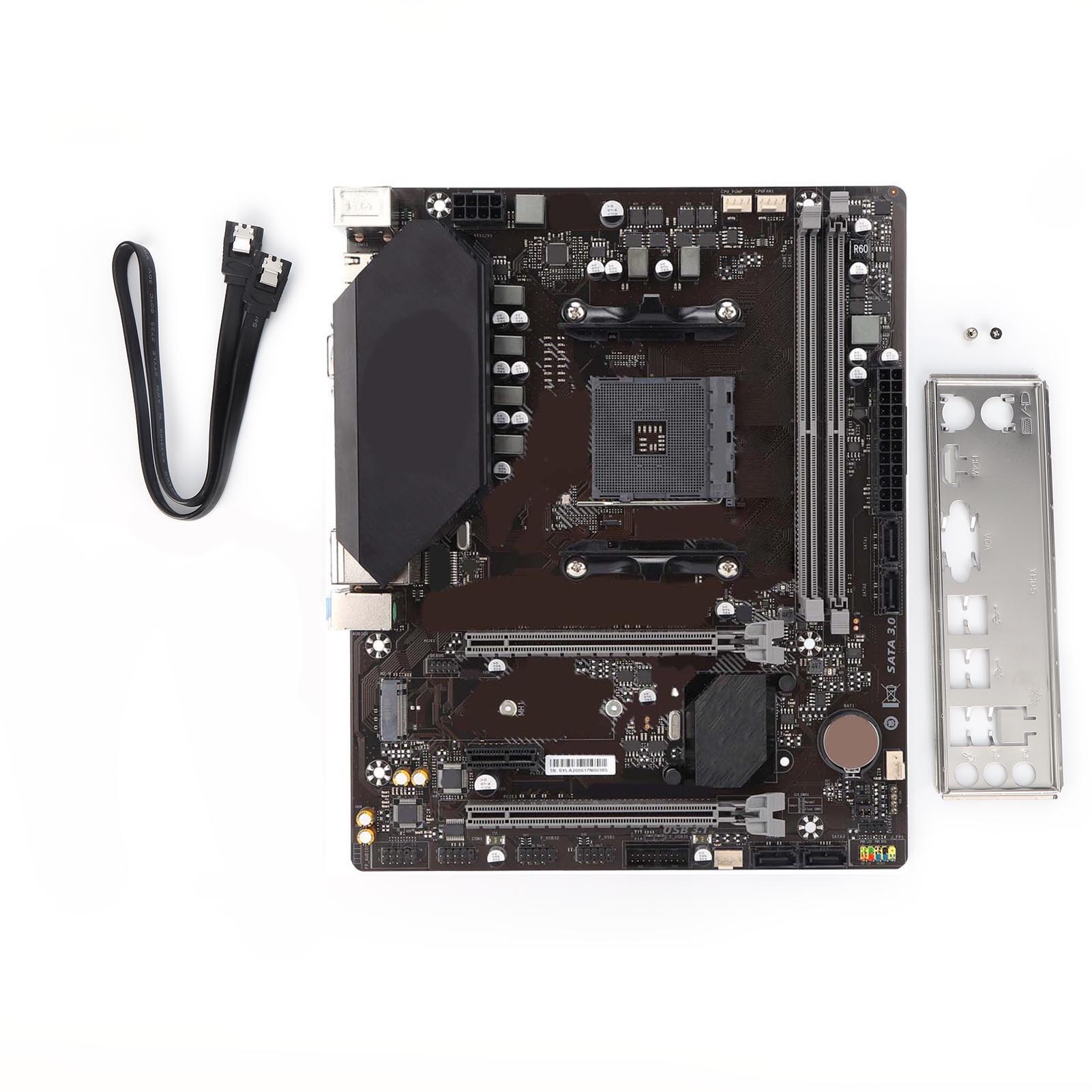 

Gaming Motherboard B550 AM4 APU Ryzen PCIE 4.0 XMP 3800MHz Dual Graphical Port Computer Board
