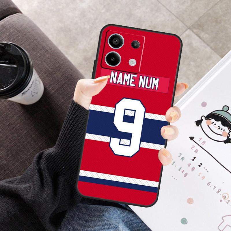 Cover Personalizzata Hockey su Ghiaccio Per Xiaomi Redmi Note 13 9 10 11 12 14 15 Pro Plus Custodia Per Redmi 15 C 12C 13C 14C 10C
