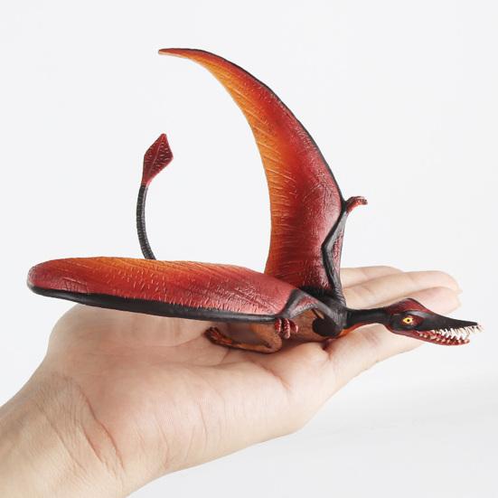 Dinosaur Figurine Clear Texture Jurassic Dinosaur Pterodactyl Solid Pterosaur Collection Good Fidelity Animal Cognition Ornament Children Toy Model