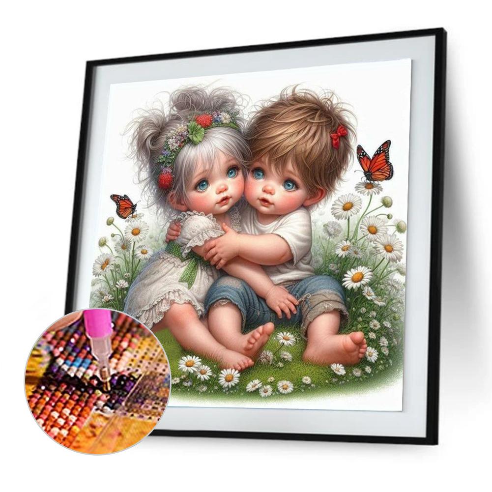 5D DIY Full Round Drill Diamond Painting Kid Kit Home Decor Art Craft AU
