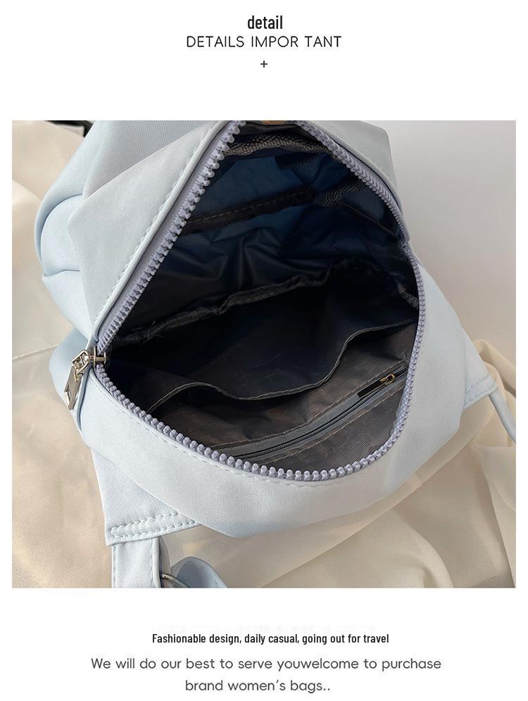 Nylon Fabric Shell Shoulder Bag: 2025 Casual, Waterproof, Large Capacity Crossbody for Women