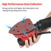 Detail Sander 130W 1.1A Powerful Motor 12000RPM Electric Sander with 12PCS Sandpapers Dust Bag Soft