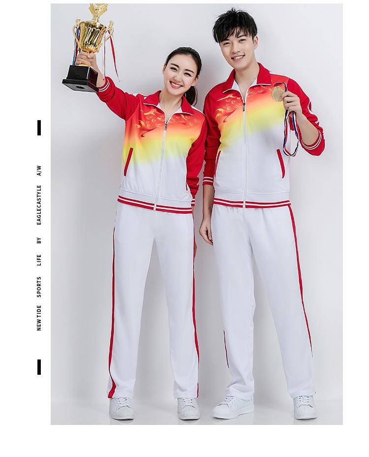 Silk Long Sleeve Sports Suit - Spring & Autumn, Plus Size, Middle-Aged & Elderly Square Dance/Fitness Wear