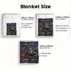 Steampunk Truck Gallery 2D Flat Pattern Flannel Blanket, High Quality All Seasons, Home Decor, Warmth and Comfort, Perfect for Christmas Gifts.