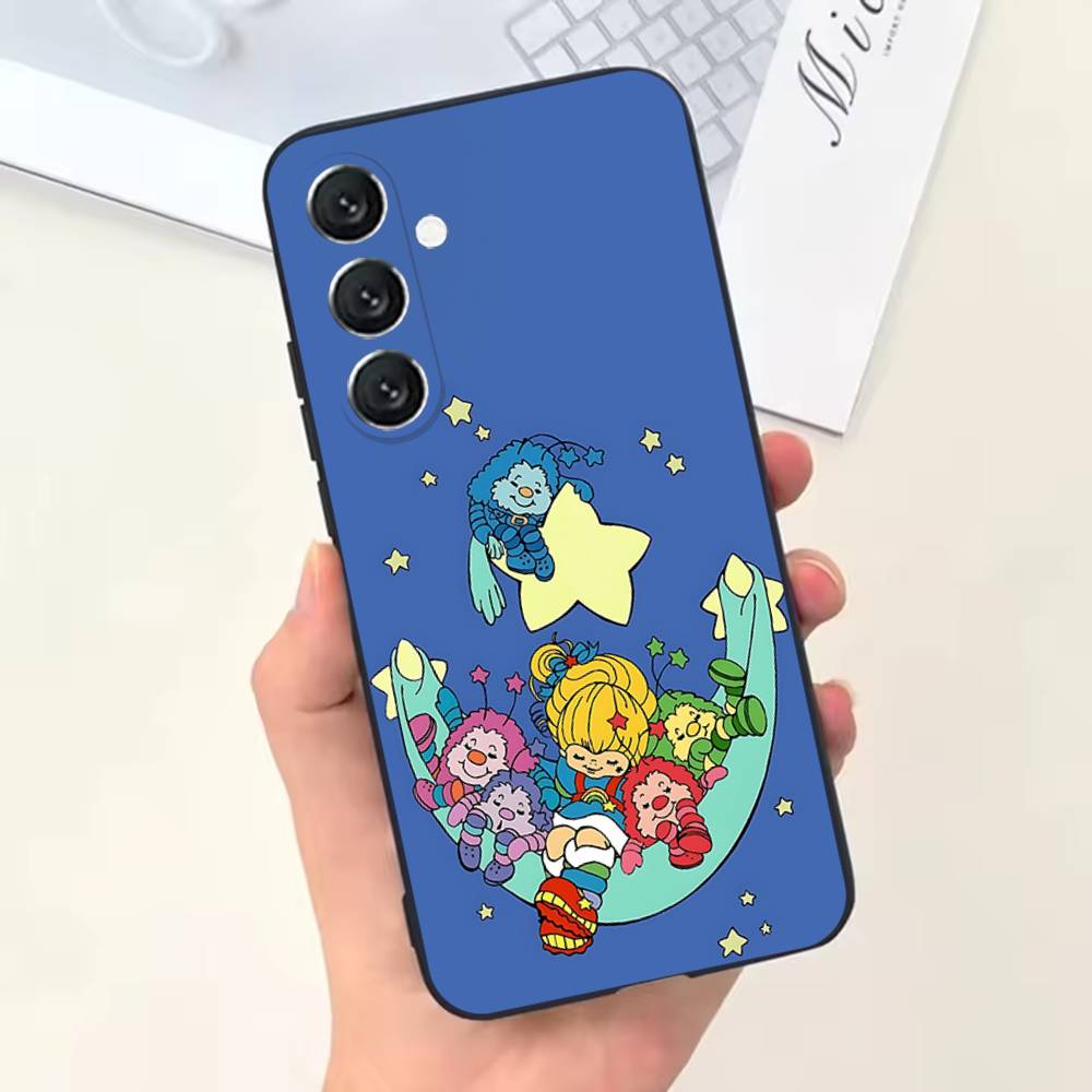 Cute Rainbow B-BriteS Phone Case For Samsung Galaxy A13,A21s,A22,A31,A32,A52,A53,A71,A80,Soft Black Shell