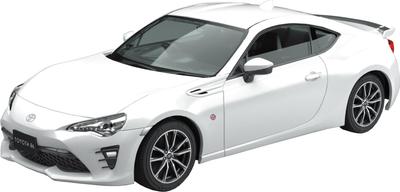 Aoshima Bunka Kyozai Rakupla Snap Kit Toyota 86 Crystal White Pearl Plastikinis Modelis 1/32 Nr.08-CW Iš anksto nudažytas (Automobilis)