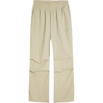 Ess Elevated Pants Parachute Water Resistant Sun Protection Loose Fit Casual Pants Unisex Pants Sand-Gray 635914-68