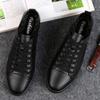 Fashion Genuine Leather White Men's Shoes 2024 new Designer White Shoes Comfy Walking Shoes Lace-up Business Outdoor Zapatos Para Hombre