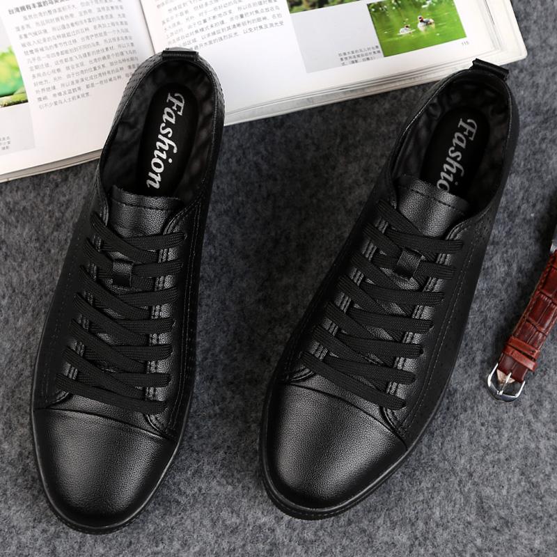 Fashion Genuine Leather White Men's Shoes 2024 new Designer White Shoes Comfy Walking Shoes Lace-up Business Outdoor Zapatos Para Hombre