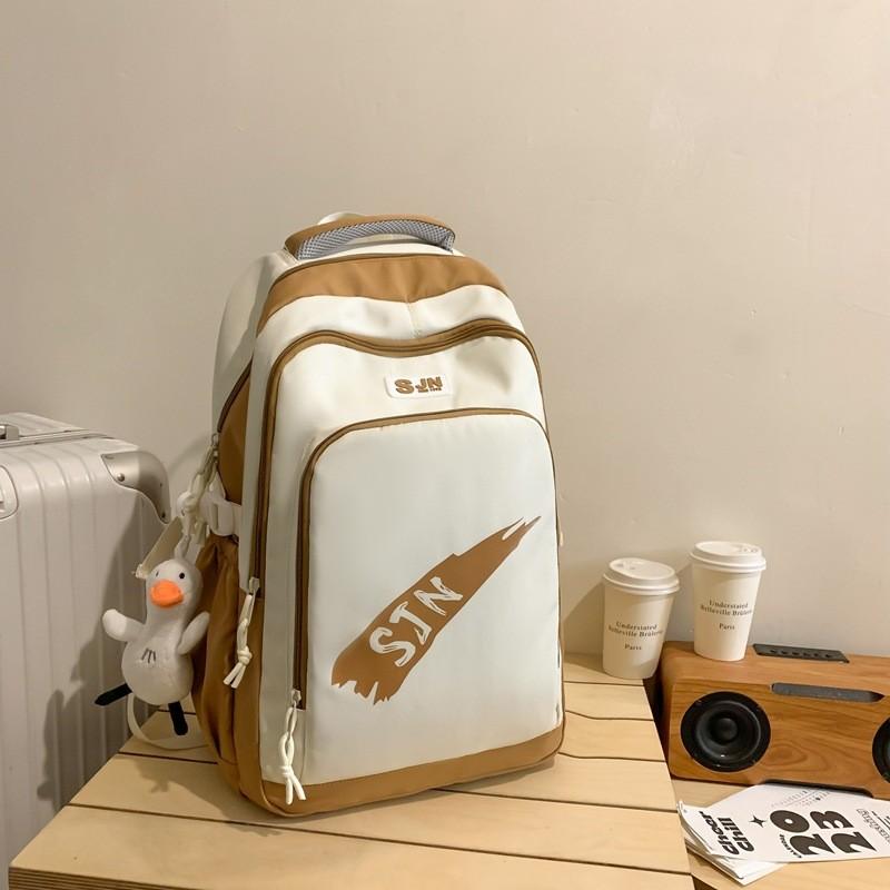 Schoolbag Minimalist Style Large Capacity Computer Bag Outdoor Backpack Travel