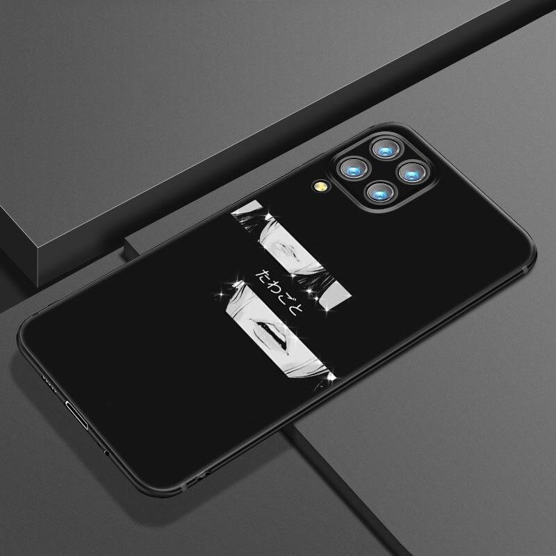 Sad Japanese Anime Aesthetic Phone Case For Samsung A21 A30 A50 A52 S A13 A22 A32 4G A23 A33 A53 A73 5G A12 A31 A51 A70 A71 A72