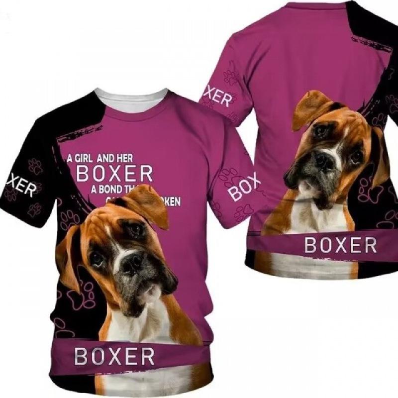 2023 männer T Shirts Haustier Hund Pitbull Grafik 3D Druck Sommer Unisex Erwachsene Tops Mode T-stück Lässige Übergroßen männer Kleidung