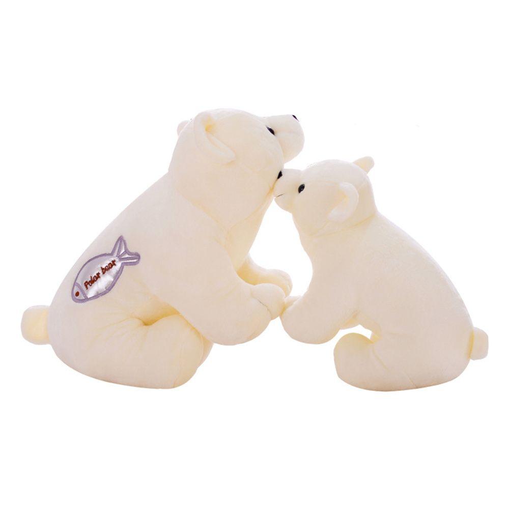 Cartoon White Throw Pillow 25cm Plush Doll Polar Bear Doll Plush Toys Polar Bear Plush Stuffed Toys