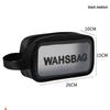 Waterproof Toiletry Bag: Women's Large Capacity Makeup & Cosmetics Travel Bag, Wet/Dry Separation, Portable Handheld Design.