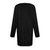 Women's Fashion Large Size Round Neck Long Sleeve Casual Color Loose Pullover Top