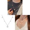 Retro Art Deco Gold Plated Necklace For Ladies With Geometric Shape And Classic Style