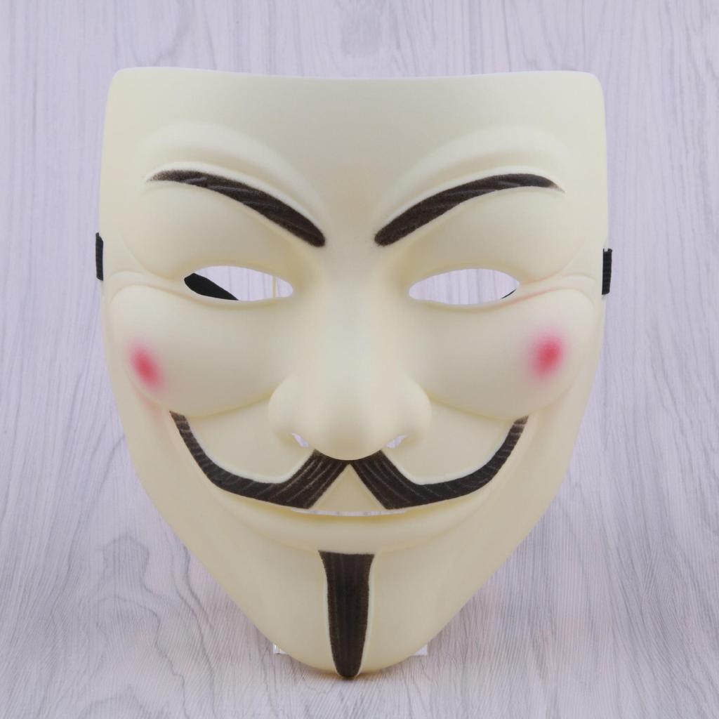 Halloween V Mask Masquerade Full Face Hacker Street Dance Mask for Men