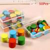 50Pcs Round Plastic Math Counters Colored Counting Chip Kids Early Math Learning Toy Kindergarten Preschool Math Learning