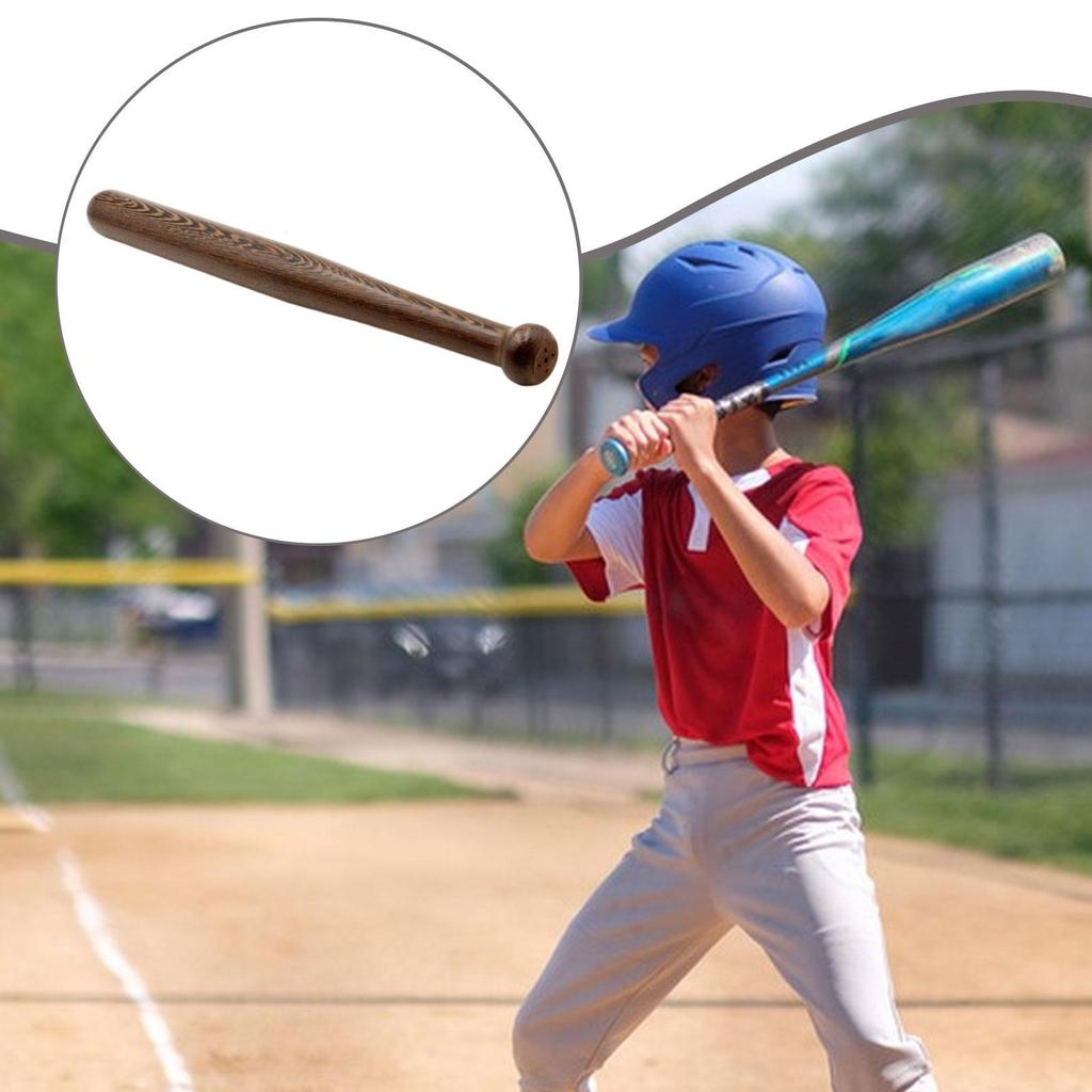 Holz Baseballschläger Bequemer Griff Leicht Kinder Erwachsener S