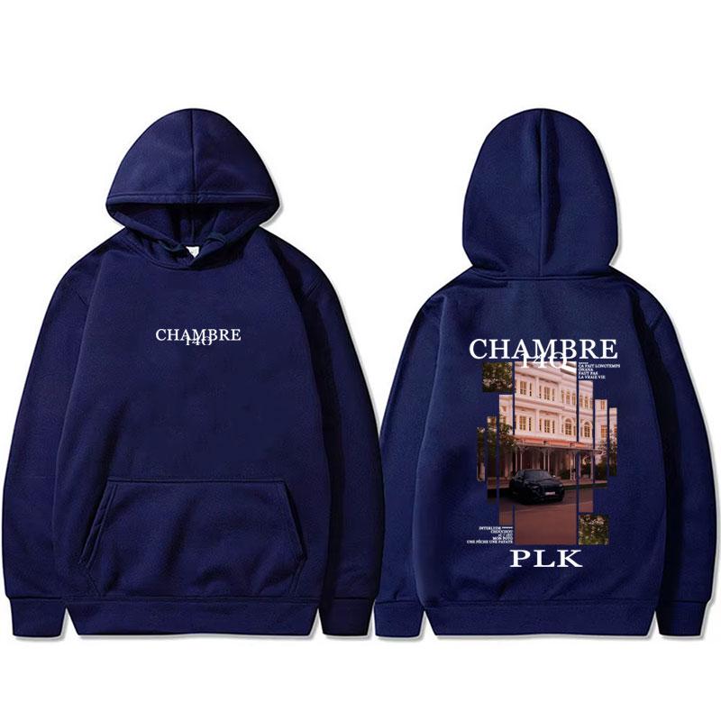 Rapper PLK Chambre 140 Album Graphic Hoodie Men Women Hip Hop Fashion Pop Music Hooded Sweatshirt Male Oversized Fleece Hoodies